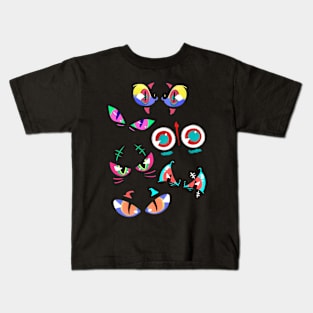 Halloween - Spooky eyes colors Kids T-Shirt